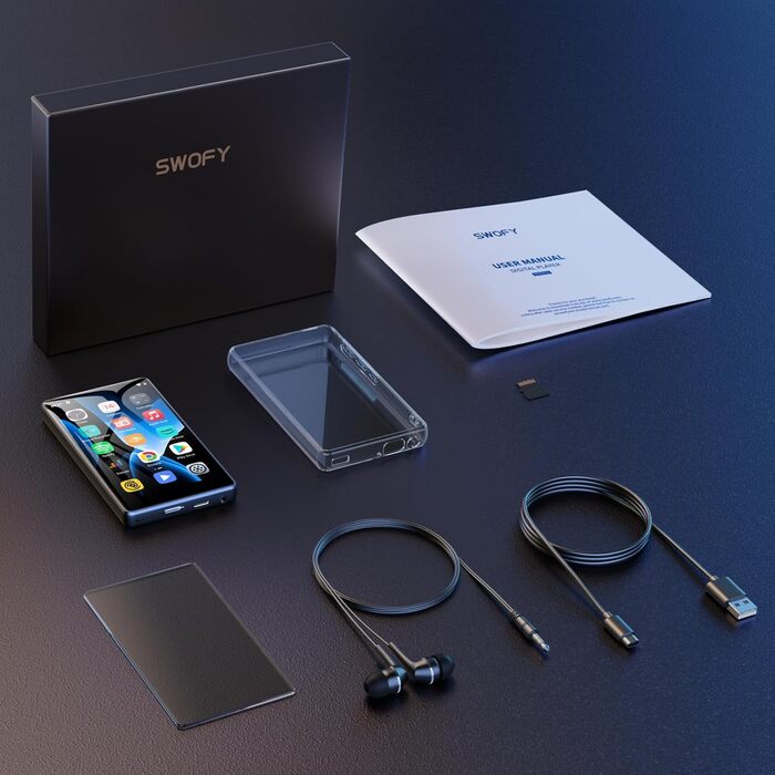 MP3 плеєр SWOFY 80GB з Bluetooth та WiFi, 4.0