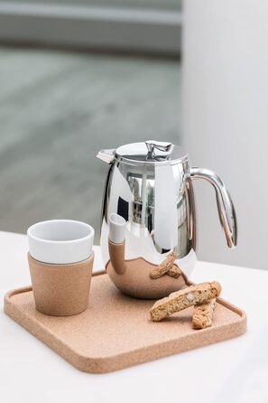 Френч-прес Bodum Columbia 1.5 л, подвійні стінки, нержавіюча сталь, матовий, для кави, можна мити в посудомийці