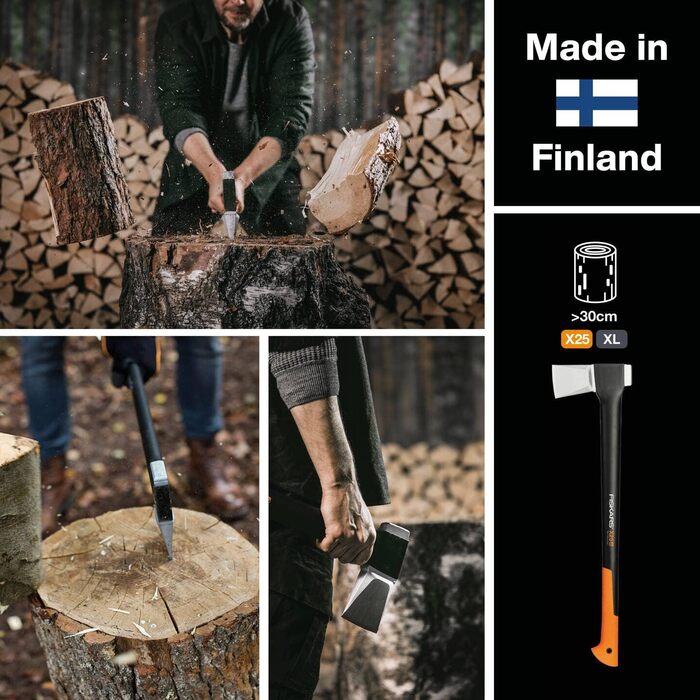 Точилка для сокир та ножів Fiskars Xsharp, керамічна, чорно-помаранчевий колір, 1000601