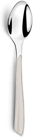 Amefa ECLAT Cutlery Set White Dinner Cutlery 24-Piece for 6 People Stainless Steel Rust-Proof High-Quality Plastic Handle Shells Dishwasher Safe Cutlery Set 6 People Camping Cutlery