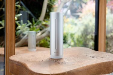 Розумна метеостанція Netatmo з кріпленням, Wi-Fi, датчики для приміщення та вулиці, гігрометр, вимірювач якості повітря, прогноз погоди, сумісна з Alexa, HomeKit, Google Home