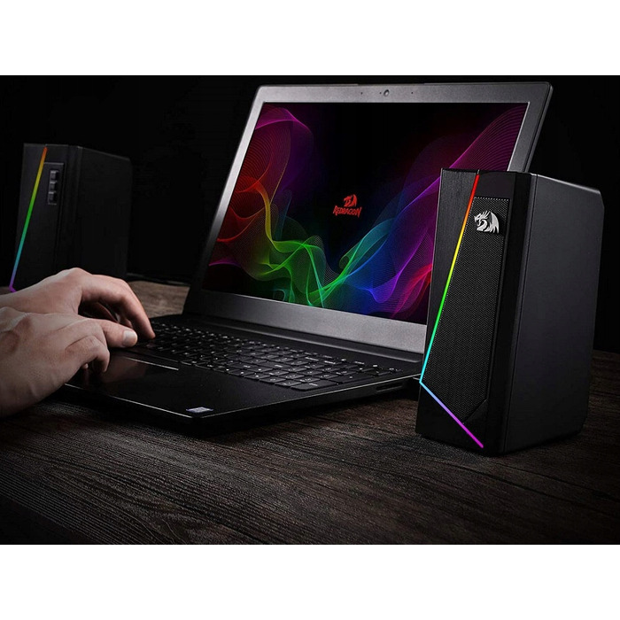 Комплект колонок 2.0 Redragon GS520 Anvil 25 Вт, чорний