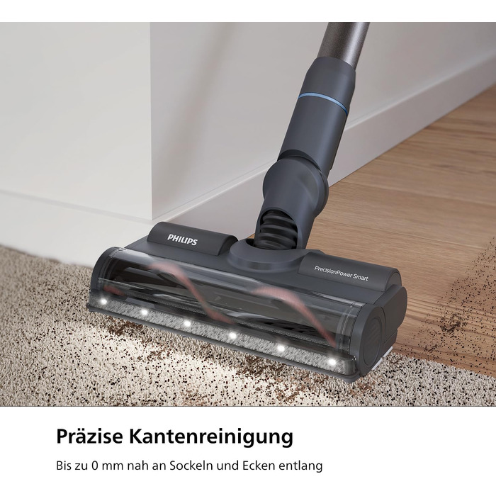 Вертикальний пилосос для вологого та сухого прибирання PHILIPS AquaTrio 9000 серії, чорний, час роботи 45 хв