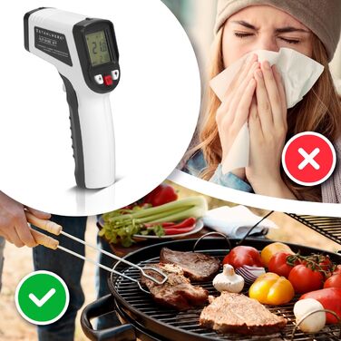 Інфрачервоний лазерний термометр STAHLWERK ILT-600 ST (-50°C до 600°C) - безконтактне вимірювання температури