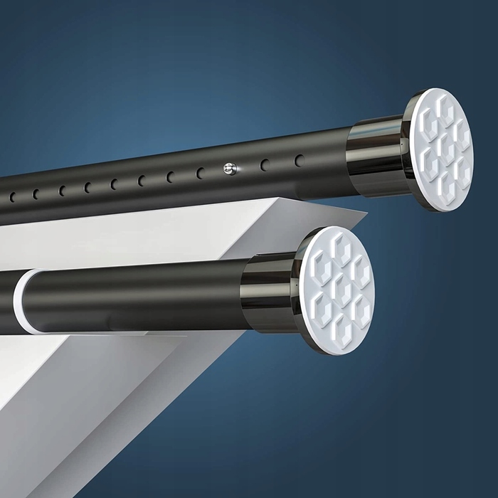 Розпірна штанга для шторки у ванну MEISENBERG 260-310 x 32 мм, чорна