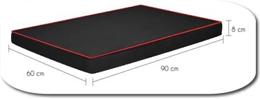 FORTISLINE Dog Mat Dog Bed OAHU Plus 2 Sizes 4 Colors (XL - 120x80x8cm, ) (L - 90x60x8cm, Green)