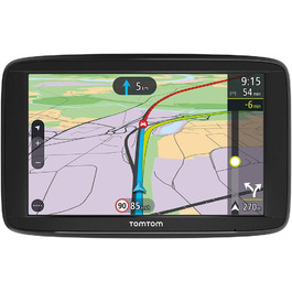Автомобільний GPS-навігатор TomTom Via 62 Європа, 6 дюймів, голосове керування, Bluetooth, асистент смуги, карти 49 країн, 3 міс. радар-камери