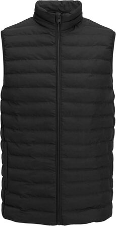 JACK & JONES чоловіча степкова жилетка великого розміру 4XL чорного кольору