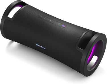 Sony ULT Field 7: Портативна Bluetooth колонка з ULT Bass Boost, 30 год автономії, Powerbank, захист від води/пилу, LED, мікрофон/гітара - Чорний