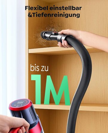 Бездротовий акумуляторний пилосос SunSare 50KPa/600W з автоматичним режимом, док-станцією та сенсорним екраном