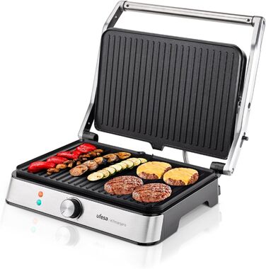Ufesa Everest Electric Hot Plate with Touch Screen - 5 Programs, Timer & Adjustable Temperature