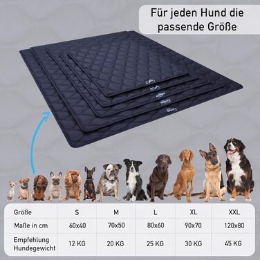 Килимок для собак Oxford, 90x70 см, водовідштовхуючий, для вулиці, легко миється, підходить для великих собак