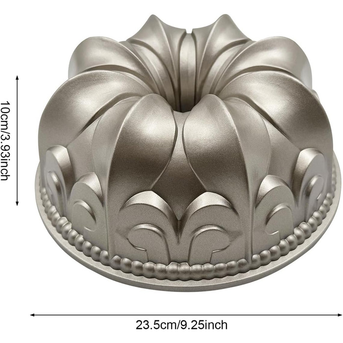 Форма для випічки Charlotte, алюміній, 3D, для декору, свята, сімейні посиденьки