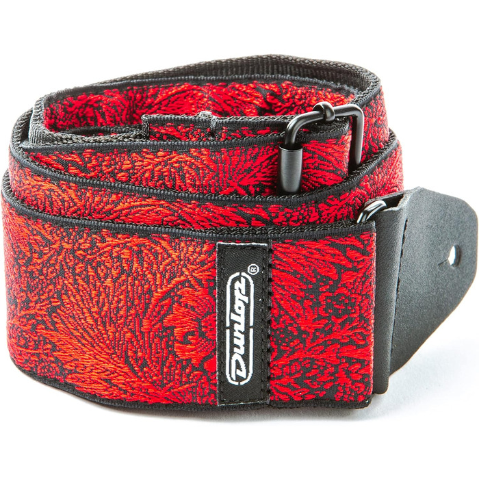 Гітарний ремінь Jim Dunlop Jacquard Fillmore жовтого кольору, універсальний розмір (Albion)