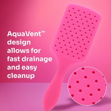 WET BRUSH Paddle Detangler Brush чорного кольору - щітка для розчісування мокрого волосся, 1 шт.