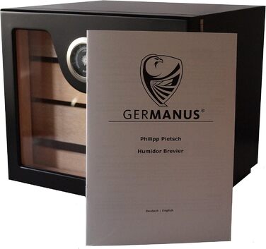 Шафа-вологість для сигар GERMANUS Basis (чорна)