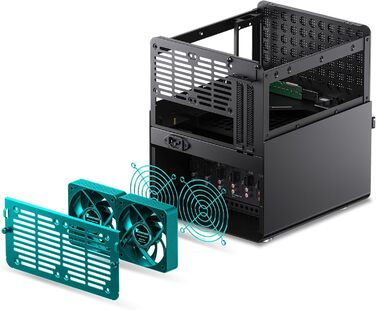 Корпус Jonsbo N3 для NAS: компактний Mini-ITX корпус з алюмінію для 8 HDD 3.5