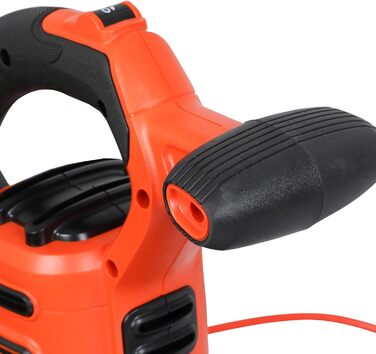 BLACK+DECKER 3-в-1 акумуляторний садовий пилосос-видувка 3000 Вт з подрібнювачем, рюкзаком-мішком 72 л, регульованою потужністю, для терас і доріжок (BEBLV300)