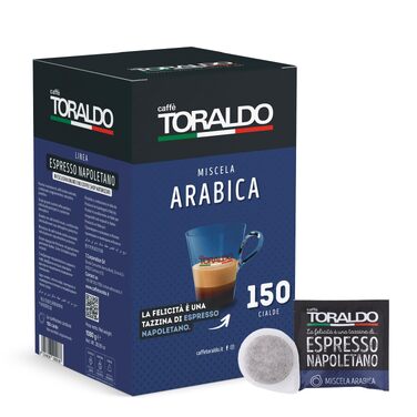 Кава Caffè Toraldo Miscela Arabica в капсулах ESE 44 (150 шт по 7 г), еспресо