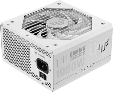 Блок живлення ASUS TUF Gaming 1000W Gold, білий, сертифікація 80 PLUS Gold