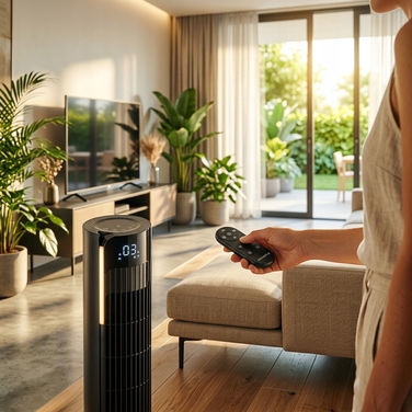 Колонний вентилятор CLIMATIVE MAX: найпотужніший обдув + іонізація + ароматизація