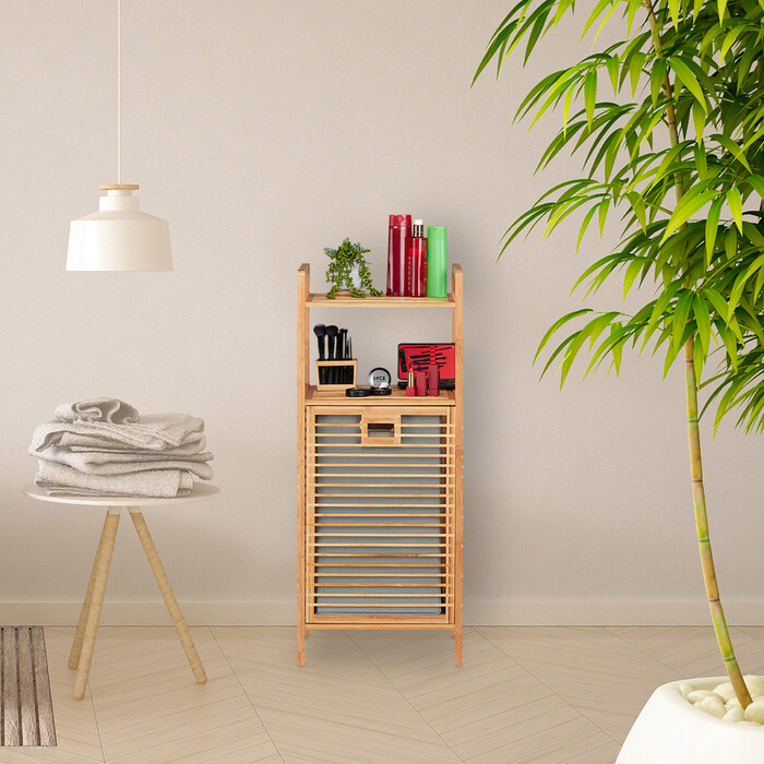 Relaxdays Laundry Basket with Lid