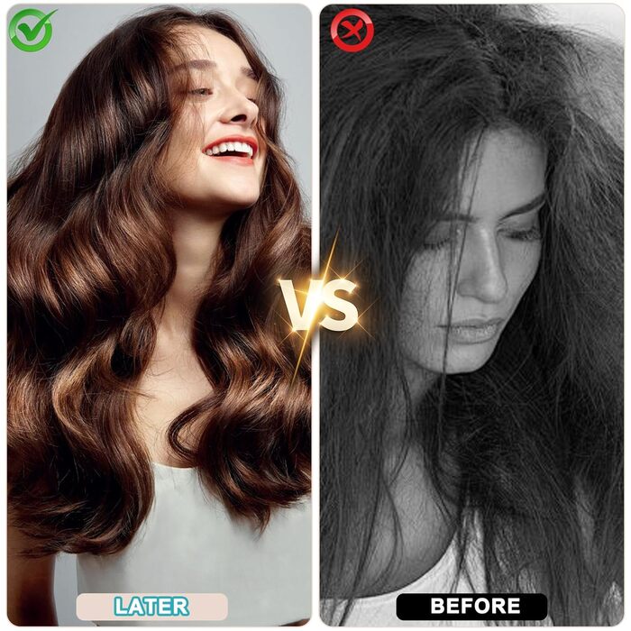 Щітка для кучерявого волосся Lockenbürste: формування локонів та об'ємне укладання (світло-бежева)