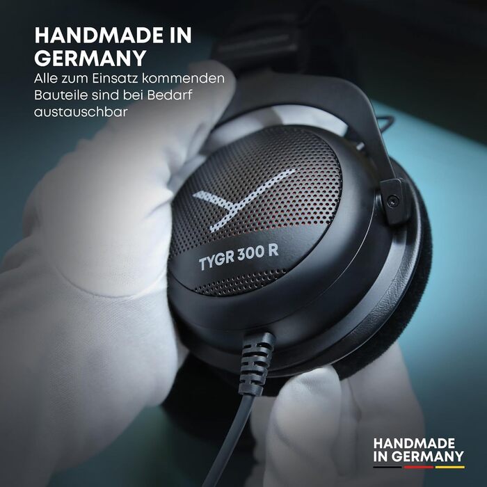 Beyerdynamic TYGR 300 R: Ігрова навушник, відкритий тип, з кабелем, чорний, сумісний з PS4, PC, Xbox, Nintendo
