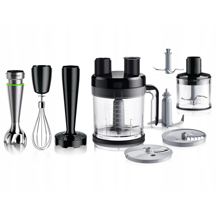 Занурювальний блендер Braun MultiQuick 9 MQ9187XLI 1200 Вт, чорний