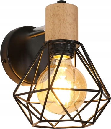 Стільний настінний світильник LOFT LED (E27) з лампочками, інтер'єрний бра