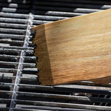 Cuisinart CCB-100 Grill Cleaning Brush with 3 Bristles (BBQ Wood Scraper Grill Cleaning)