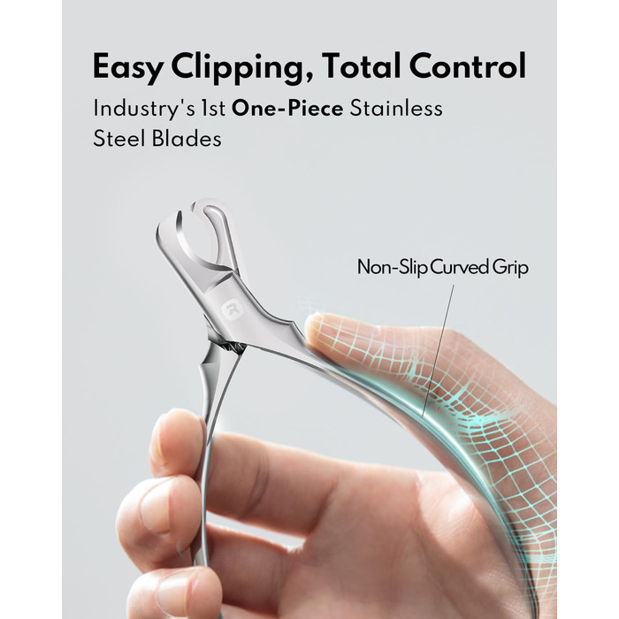 Ножиці для обрізання кігтів собак Homerunpet з мартенситної сталі, професійні ножиці для собак з гострим лезом, неслизькі ручки, ножиці для кігтів собак для великих собак, легко для догляду за кігтями вдома