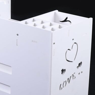 SHZICMY Cosmetic Storage Box with Drawers - White Makeup Organizer