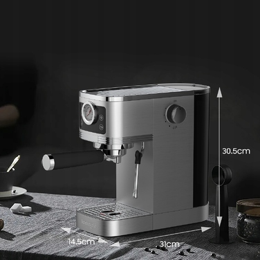 Кавомашина Iceagle Espresso CM1660B, італійський насос 20 бар, з капучинатором