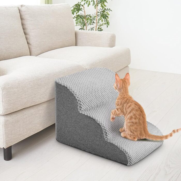 Сходинки для собак Couleeur 3 ступені: зручні та портативні для літніх та поранених тварин