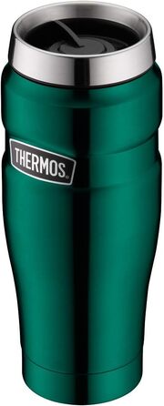 Термокружка туристична Thermos King, нержавіюча сталь, 470 мл, зелений (Pine Green)