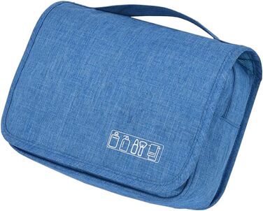 Сумка-органайзер для подорожей, сіра, з металевим гачком, з декількома відділеннями