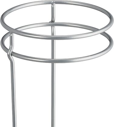 Стійка для парасоль під Relaxdays, металева, діаметр 52,5 x 16 см, сучасний дизайн, срібна