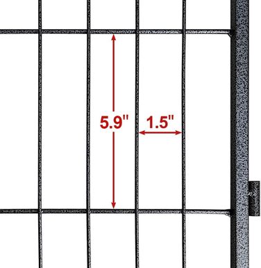 Вольєр для цуценят, 60 см, для дому та вулиці, 8 штук (80W x 80H)