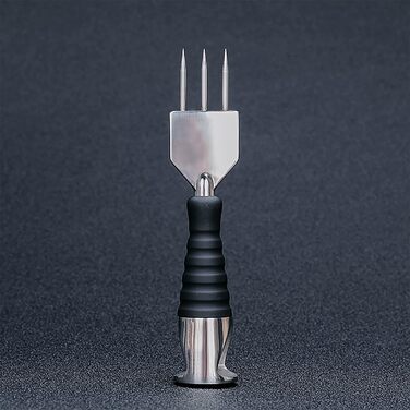 Stainless steel ice pick and three-pronged ice pick, ice crushing tool for home, kitchen, bartender, bar, cocktail, ice crusher, refrigerator freezer de-icer