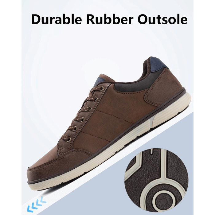 Чоловічі кросівки для активного відпочинку: легкі, дихаючі, розмір 41-46 EU, колір коричнево-блакитний