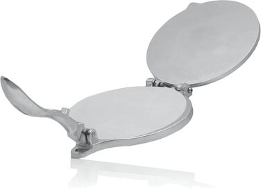 Пресс для тортилій Mahlzeit Ø 20 см з алюмінію з папером для випікання | для тортилій, тостонес, кесадільї, роті, емпанадас, маїсових тортилій та арепа