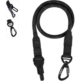 Автомобільний поводок-пояс для собак PetBonus: безпечний та надійний, для малих, середніх та великих собак (чорний)