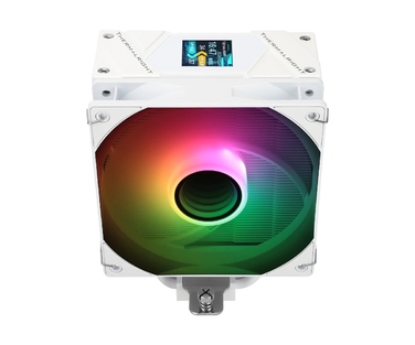 Кулер для процесора Thermalright Active ARGB 120 мм, білий, з IPS-екраном