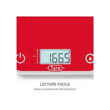Електронні кухонні ваги Tefal Optisss BC50U3V0, стійка до подряпин поверхня, до 5 кг, білі