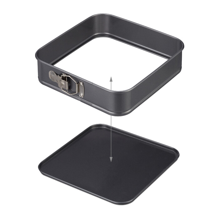 Relaxdays 6-Piece Square Springform Pan Set