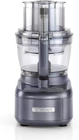 Cuisinart Expert Prep Pro / 9-in-1 Food Processor: Chopping, mixing, slicing, shredding, dicing, pureeing, kneading, spiralizing, blending / Includes 3 blades and 5 discs / 2 Gray work bowls