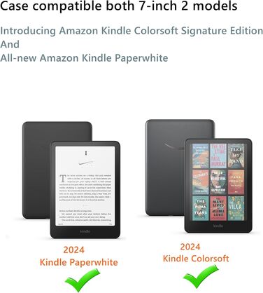 Чохол Flyorigin для Kindle Voyage (2014) з PU шкіри, Smart Sleep/Wake, Navy blue