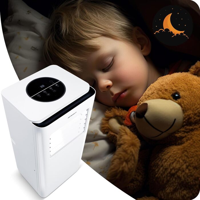 Мобільний кондиціонер Berdsen 5-в-1 10000 BTU: охолодження, осушення, вентиляція, авто- та нічний режими, керування Tuya Smart App, енергоефективний