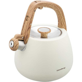 Чайник зі сталі 2.5L Induktion (Крем)